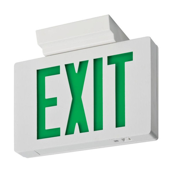 Lithonia Lighting Aluminum LED Exit Sign Wayfair